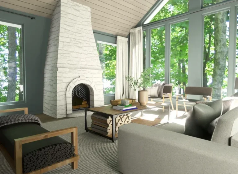 living area project remodel