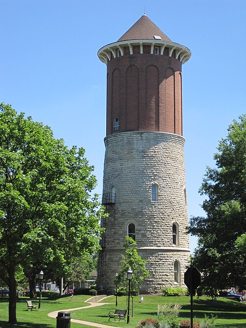 Western Springs 1 Historic Western Springs Water Tower, a National Register landmark