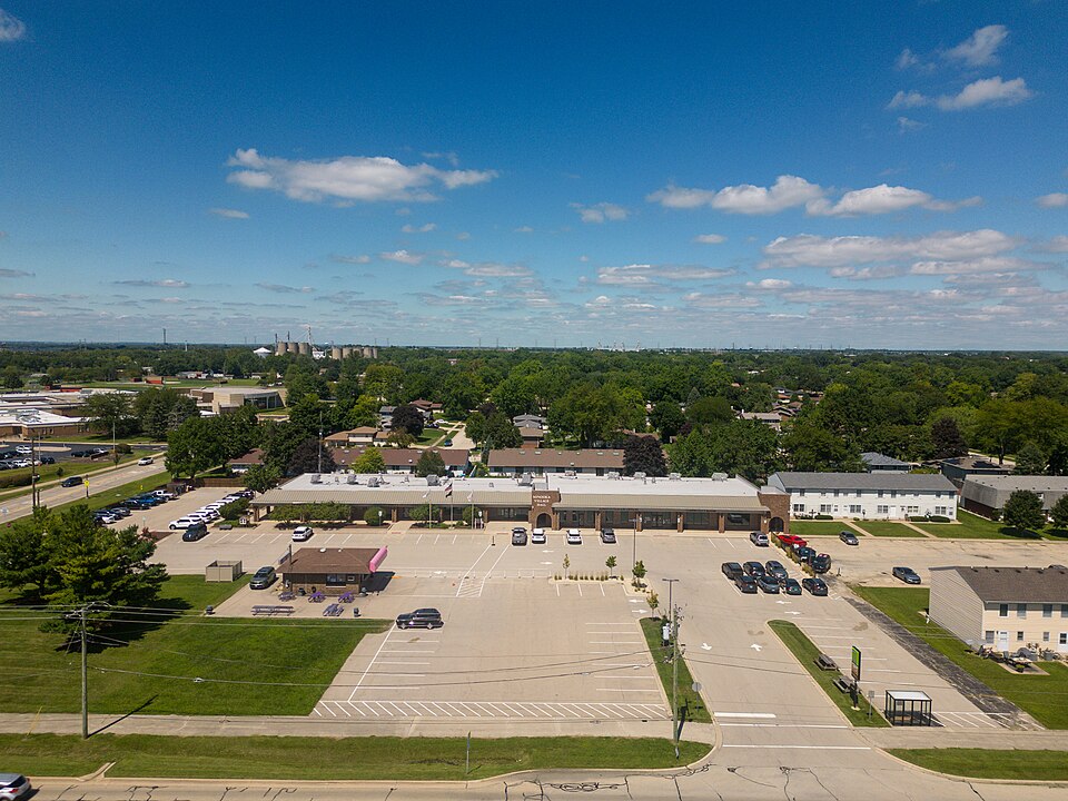 Minooka 1 Minooka Village Hall, the municipal building in Minooka, Illinois